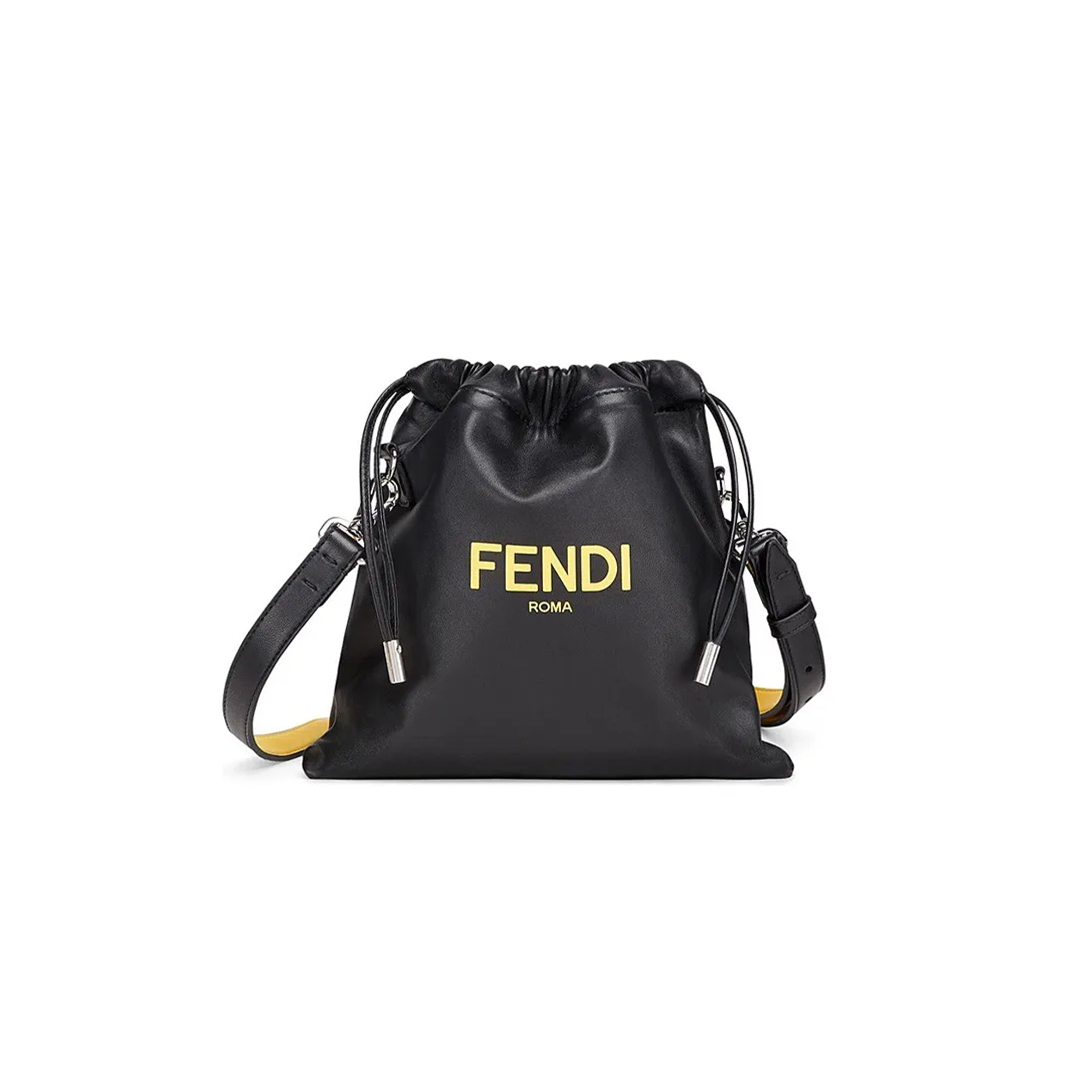 F**di soft nappa logo small drawstring pouch bag 7va510adm9f0r2a (24*23*2cm)